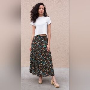 Samantha Pleet Freda Skirt in blackIlluminated